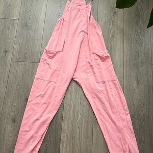 Pink Women's Jumpsuit